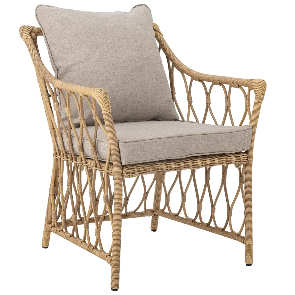 Bloomingville Belluce Loungesessel mit Hocker