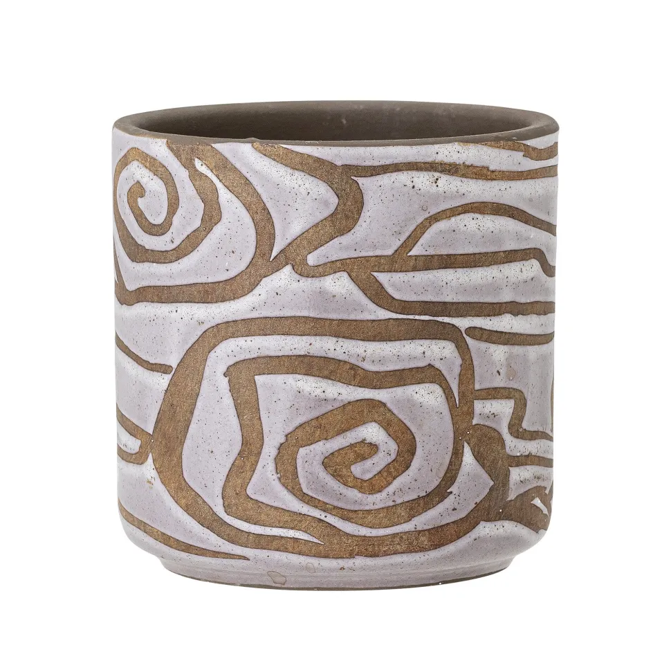 Bloomingville Blumentopf Lija mit abstraktem Muster