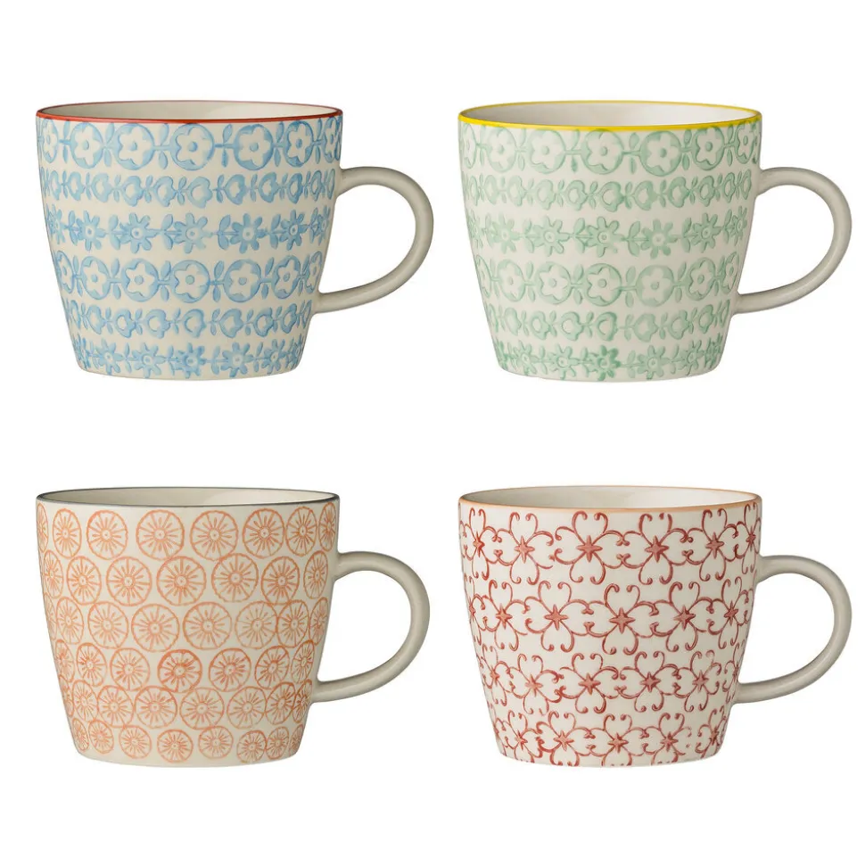 Bloomingville Carla Becher mit Henkel 4er Set