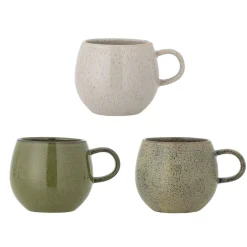 Bloomingville 3er-Set Becher Addison Grün