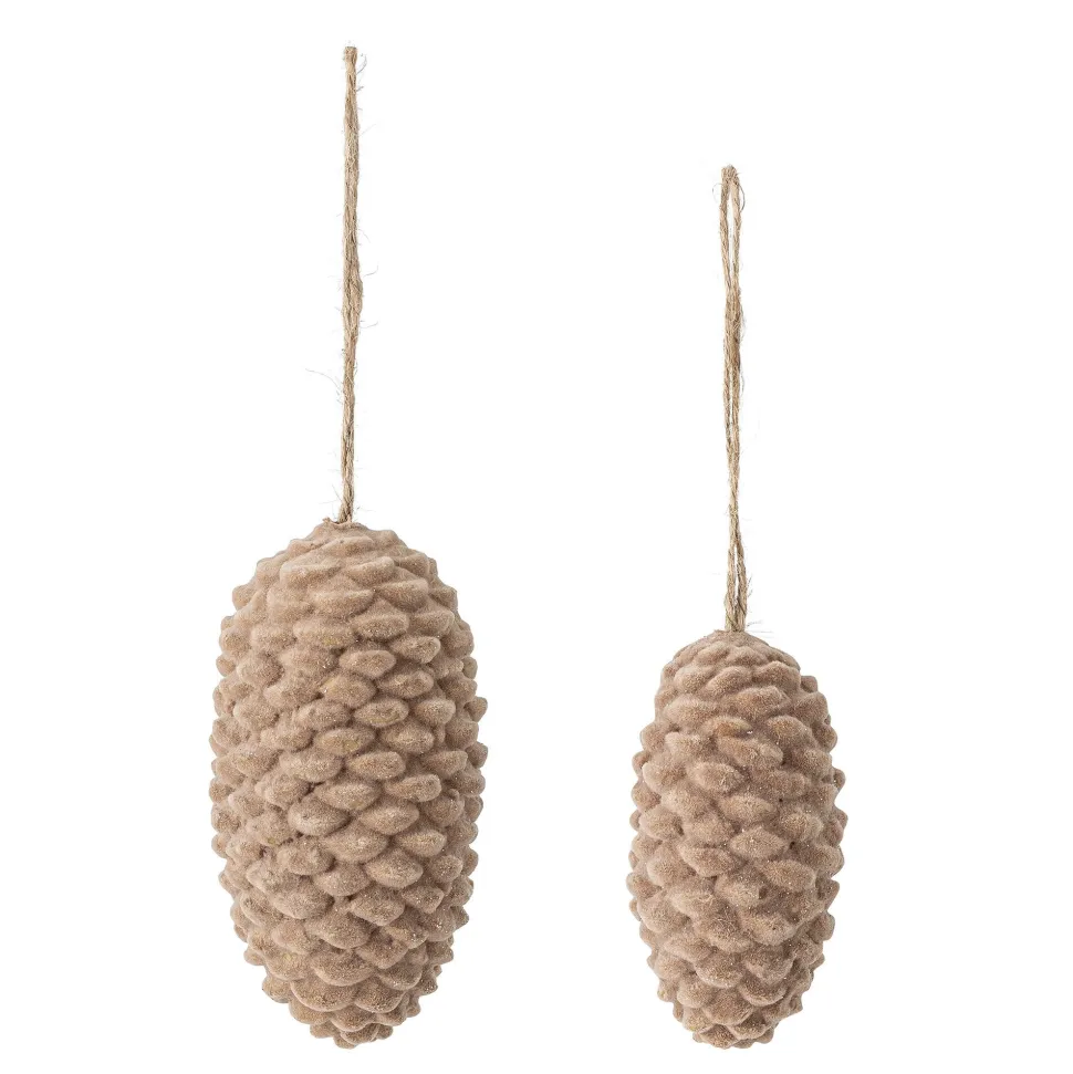 Bloomingville 2er Set Ornament Milie Tannenzapfen