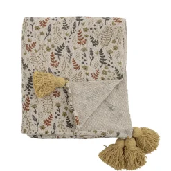 Bloomingville Filipa Decke, Recycelte Baumwolle
