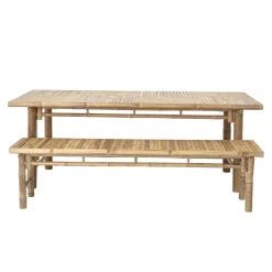 Bloomingville Gartentisch Esstisch Sole aus Bambus