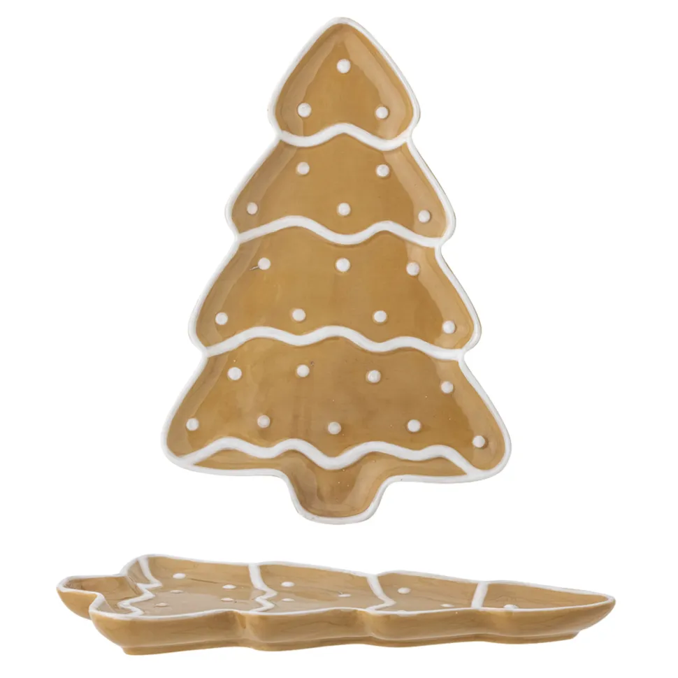 Bloomingville Ginnie Servierplatte, Lebkuchen