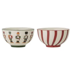 Bloomingville Jolly Schalen, Weihnachten, 2er Set