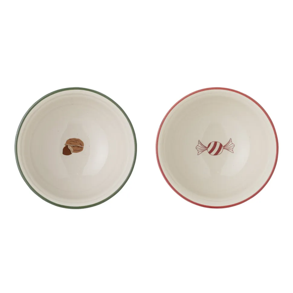 Bloomingville Jolly Schalen, Weihnachten, 2er Set