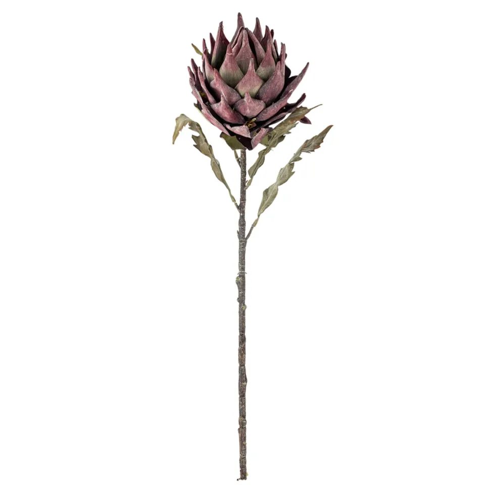 Bloomingville Kunstblume Protea Stiel, Violett