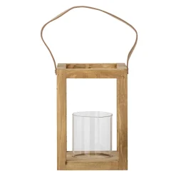 Bloomingville Laterne mit Glas Lyra, Kiefer