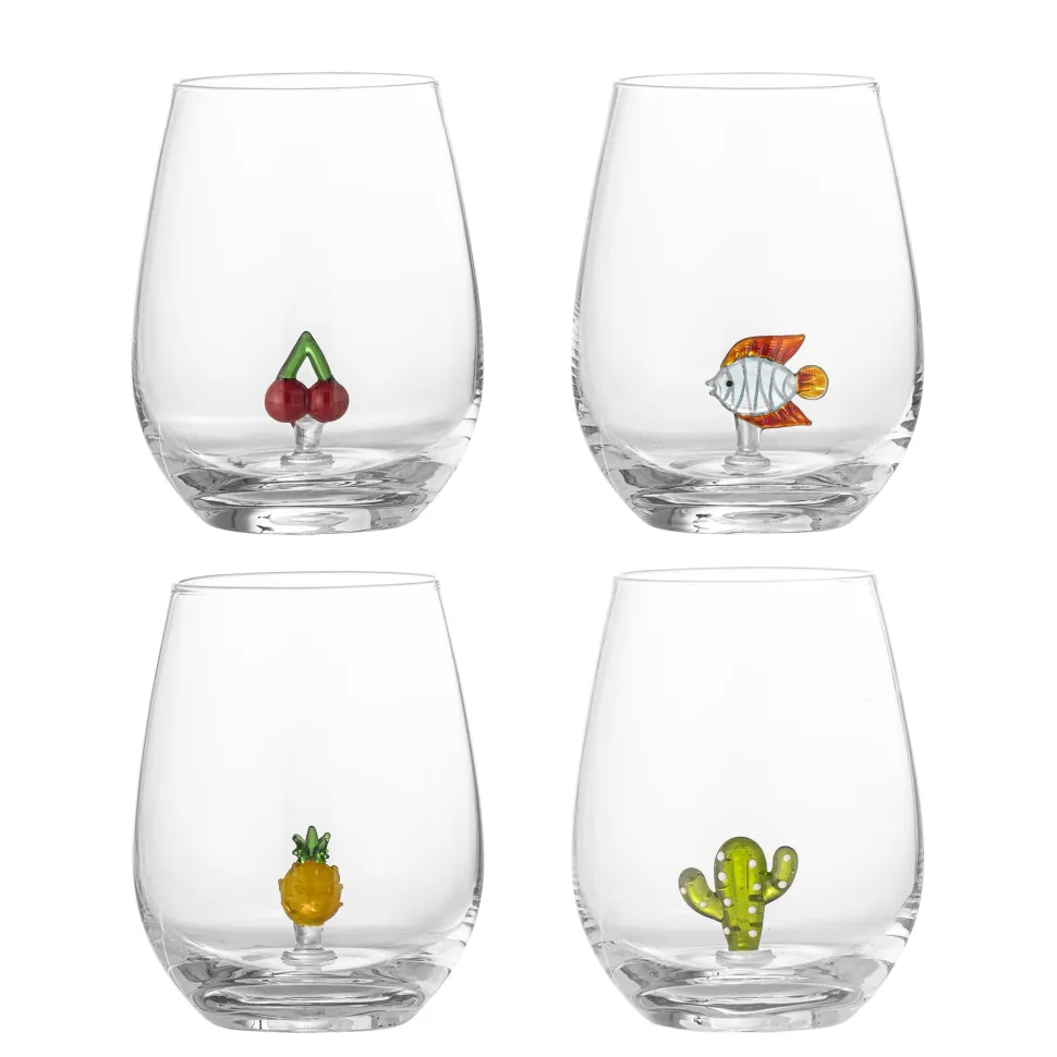Bloomingville Misa Trinkglas, 4er Set