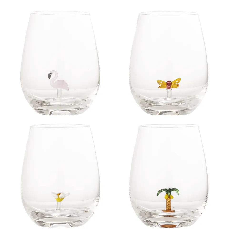 Bloomingville Misa Trinkglas, 4er Set