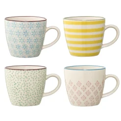 Bloomingville Patrizia Tasse, 4er, Steingut