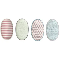 Bloomingville Patrizia Teller, Oval, 4er