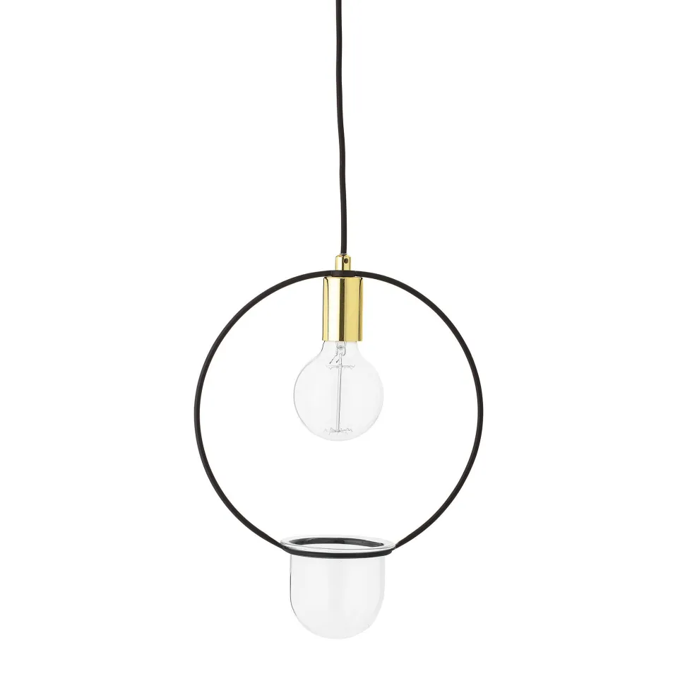 Bloomingville Pendellampe Caralina mit Blumentopf