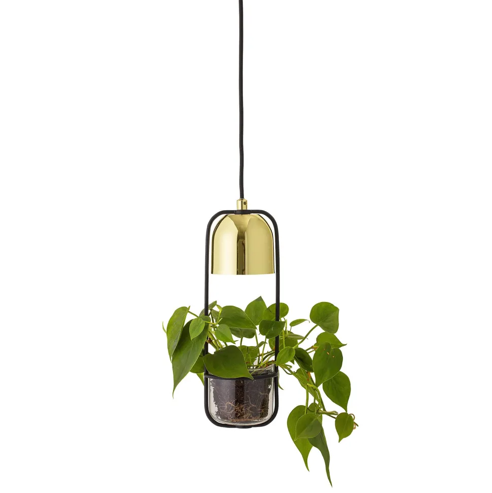 Bloomingville Pendellampe Gullak mit Blumentopf