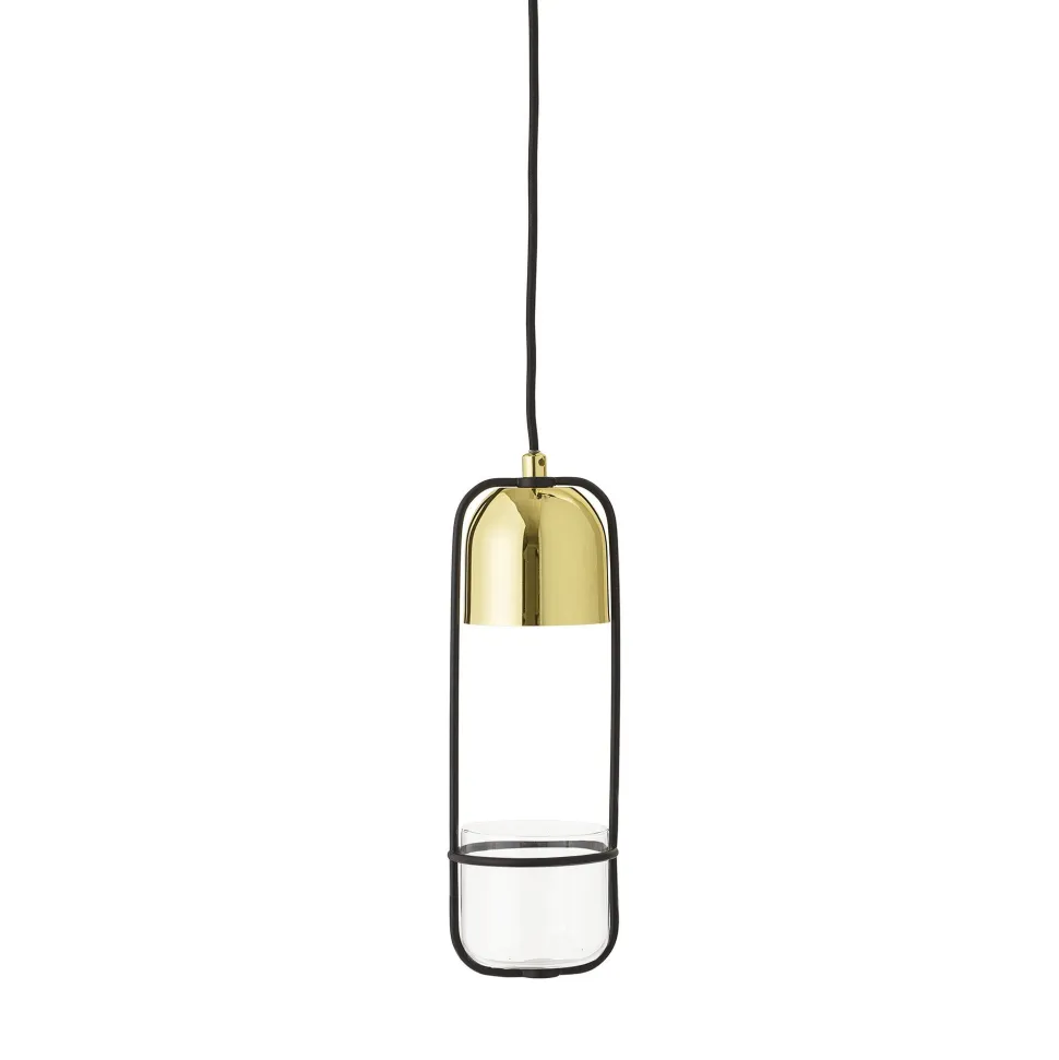 Bloomingville Pendellampe Gullak mit Blumentopf