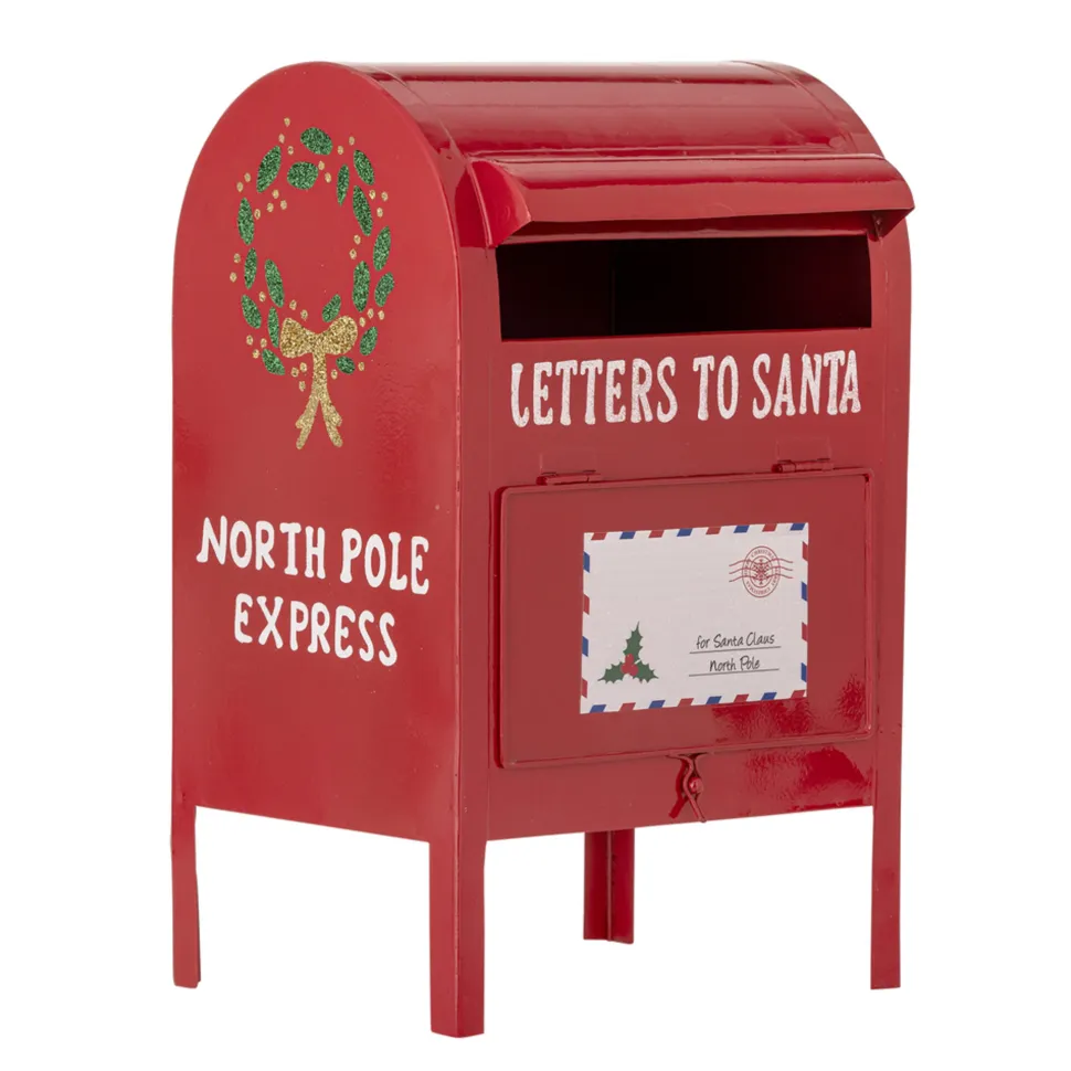 Bloomingville Santas Briefkasten Deko Metall