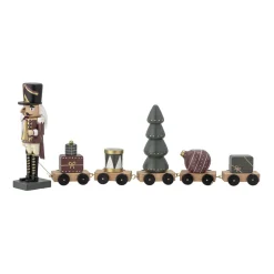 Bloomingville Weihnachtlicher Dekozug Vadim aus Holz