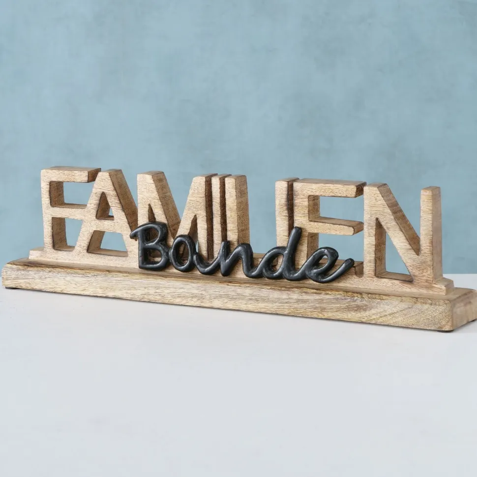 Boltze Deko Schriftzug Familien-Bande