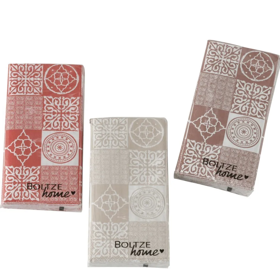 Boltze 3er Set Bistroservietten Ibiza