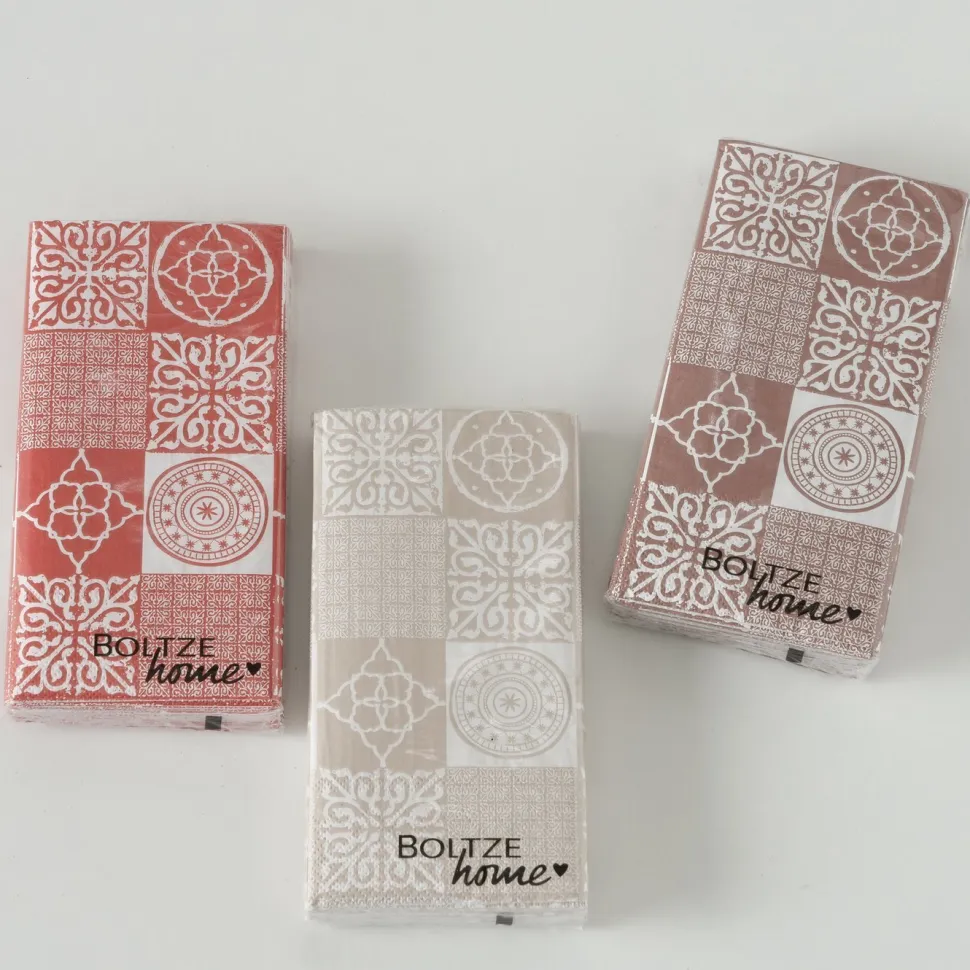 Boltze 3er Set Bistroservietten Ibiza