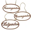 Boltze 3er Set Schild Traumgarten