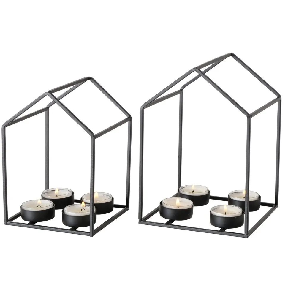 Boltze 2er Set Teelichthalter Draga
