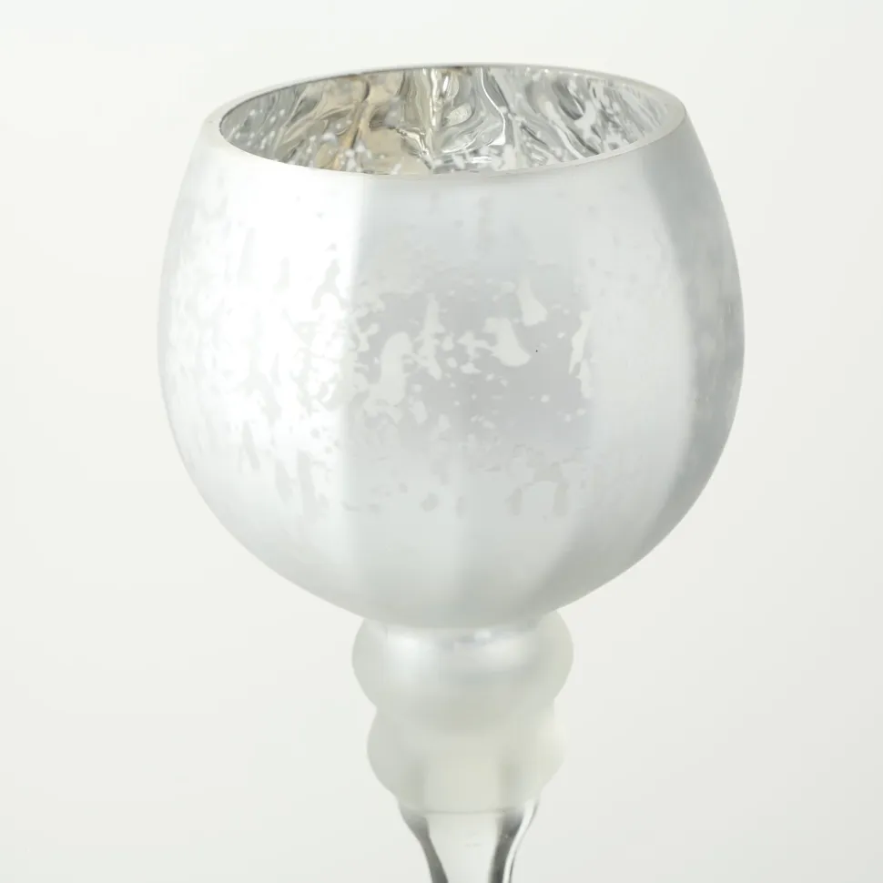 Boltze 3er Set Windlicht Manou silber