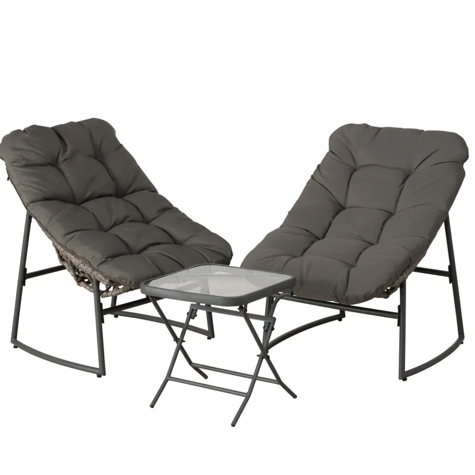 Boltze Gartenmöbel Set Levin Rattan