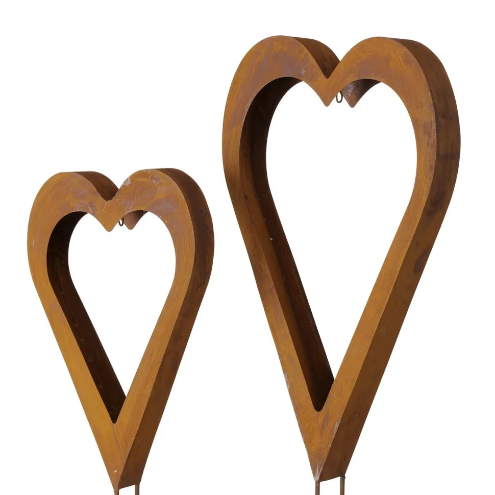 Boltze Gartenstab Heart, 2 tlg