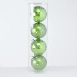 Boltze Große Weihnachtskugeln Ø 10 cm, 4 tlg