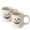 Boltze Halloween Becher Boo, 2er Set aus Keramik