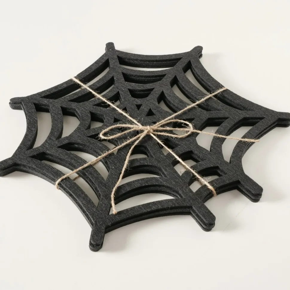 Boltze Halloween Tischset Webba, 4 tlg.