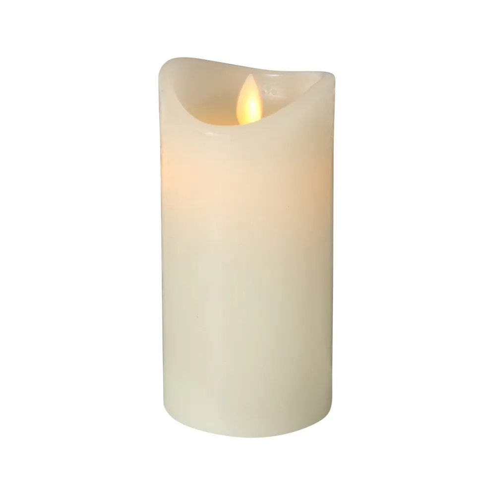 Boltze LED Kerze Bino mit Timer und Swing Flame