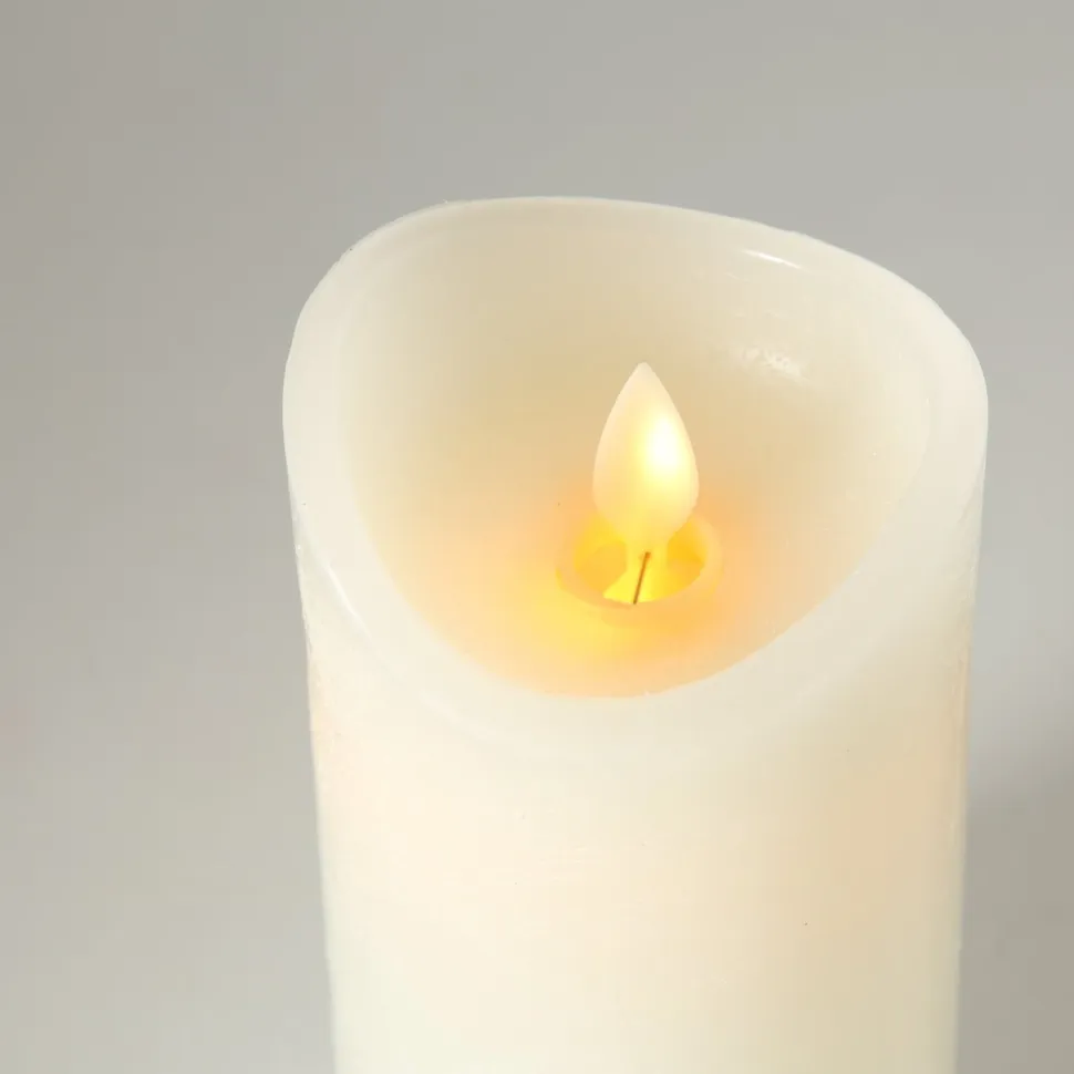 Boltze LED Kerze Bino mit Timer und Swing Flame