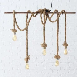Boltze Pendelleuchte Toko Jute
