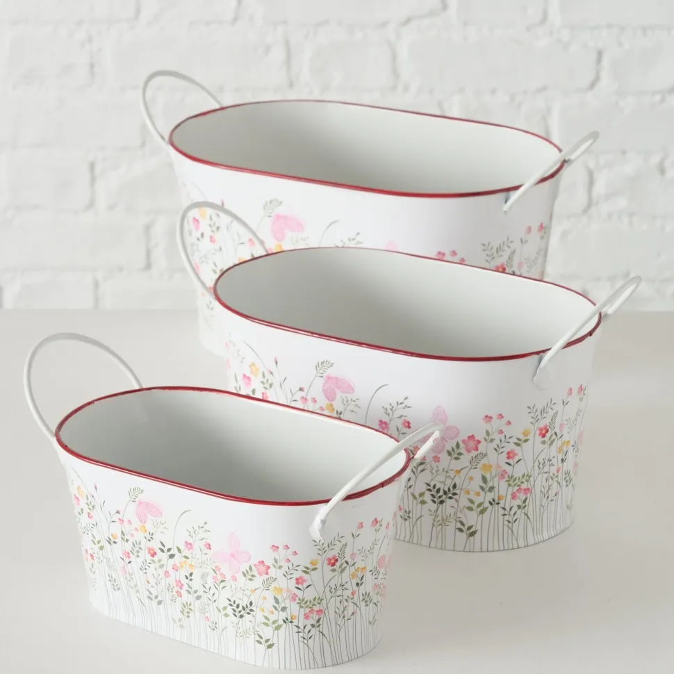 Boltze Pflanztopf Rosalie 3-teilig