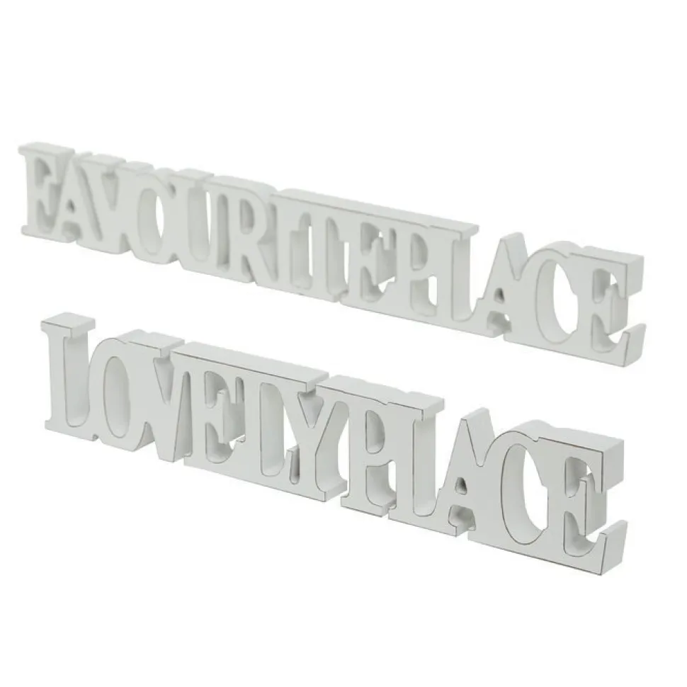 Boltze Schriftzug Place 2er Set