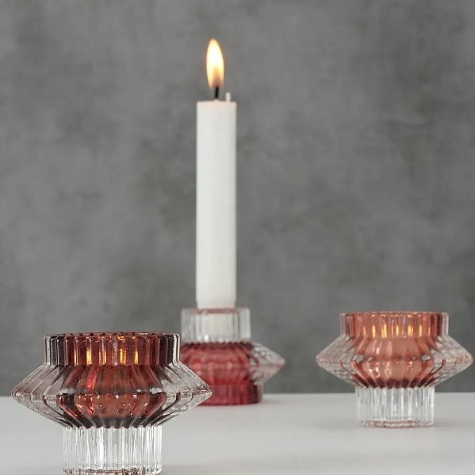 Boltze Teelichthalter Phyllis 3er Set