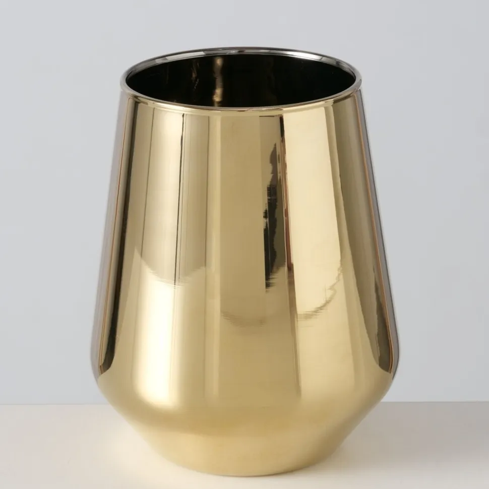 Boltze Trinkglas Adora metallic