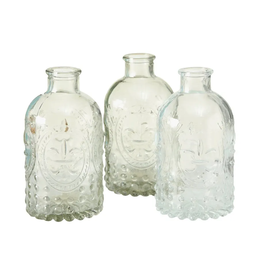 Boltze Vase Country Glas 3er
