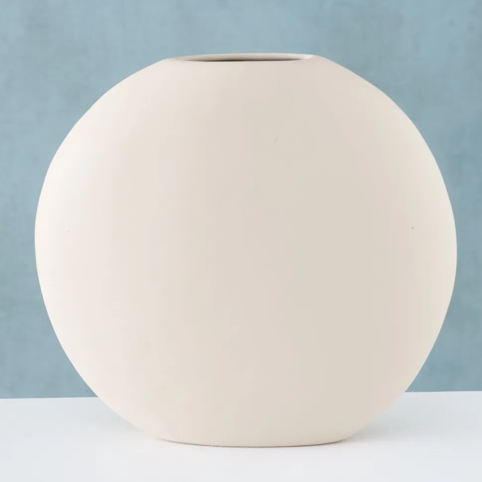 Boltze Vase Matteo grau