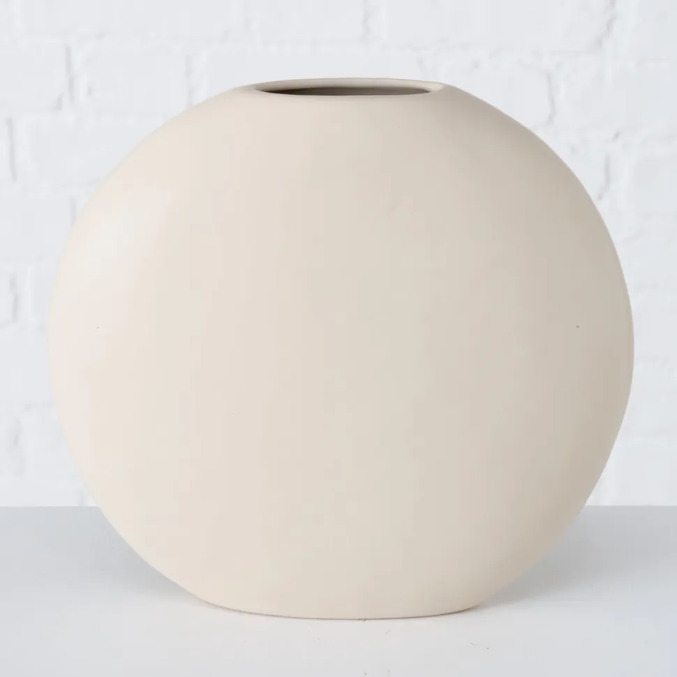 Boltze Vase Matteo grau
