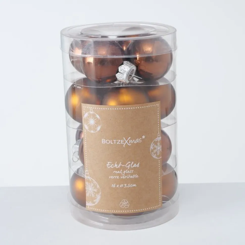 Boltze Weihnachtskugeln Ø 4 cm, 16 tlg