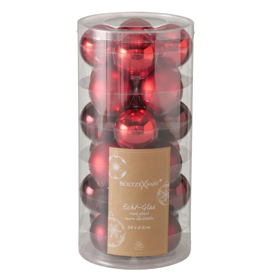 Boltze Weihnachtskugeln Ø 6 cm, 24 tlg
