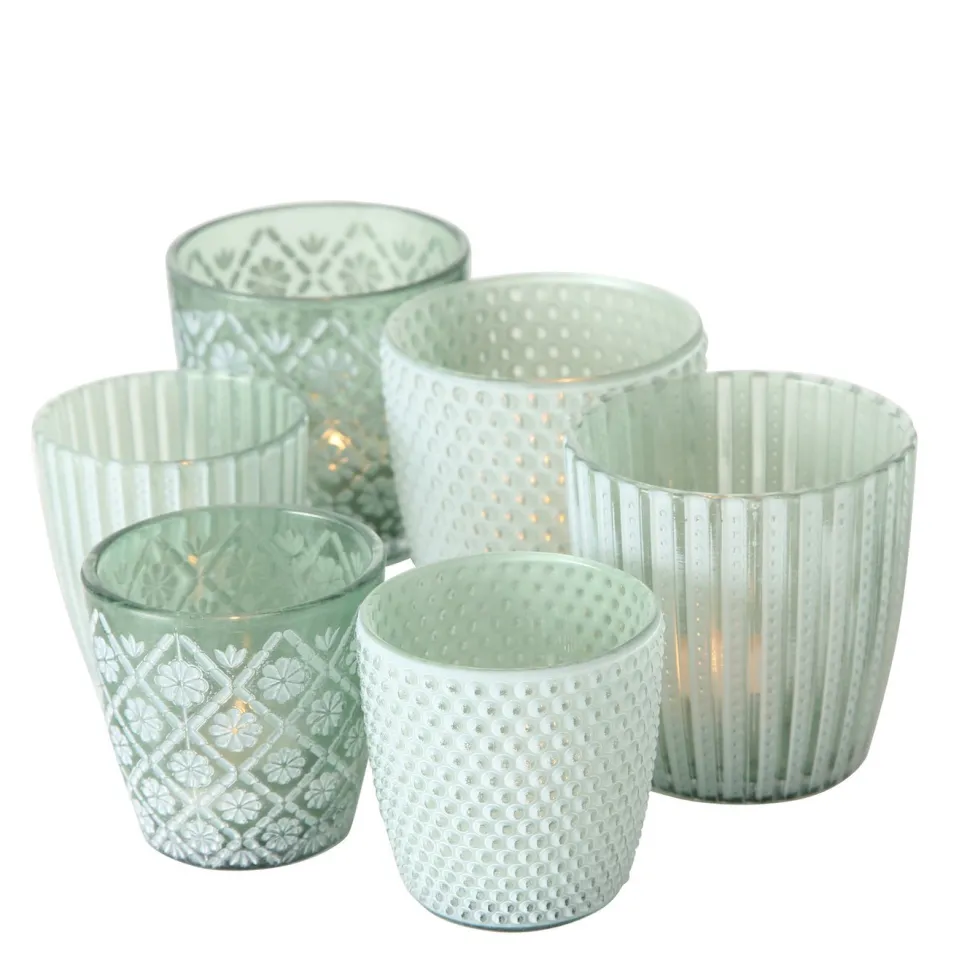 Boltze Windlicht Patty 6er-Set