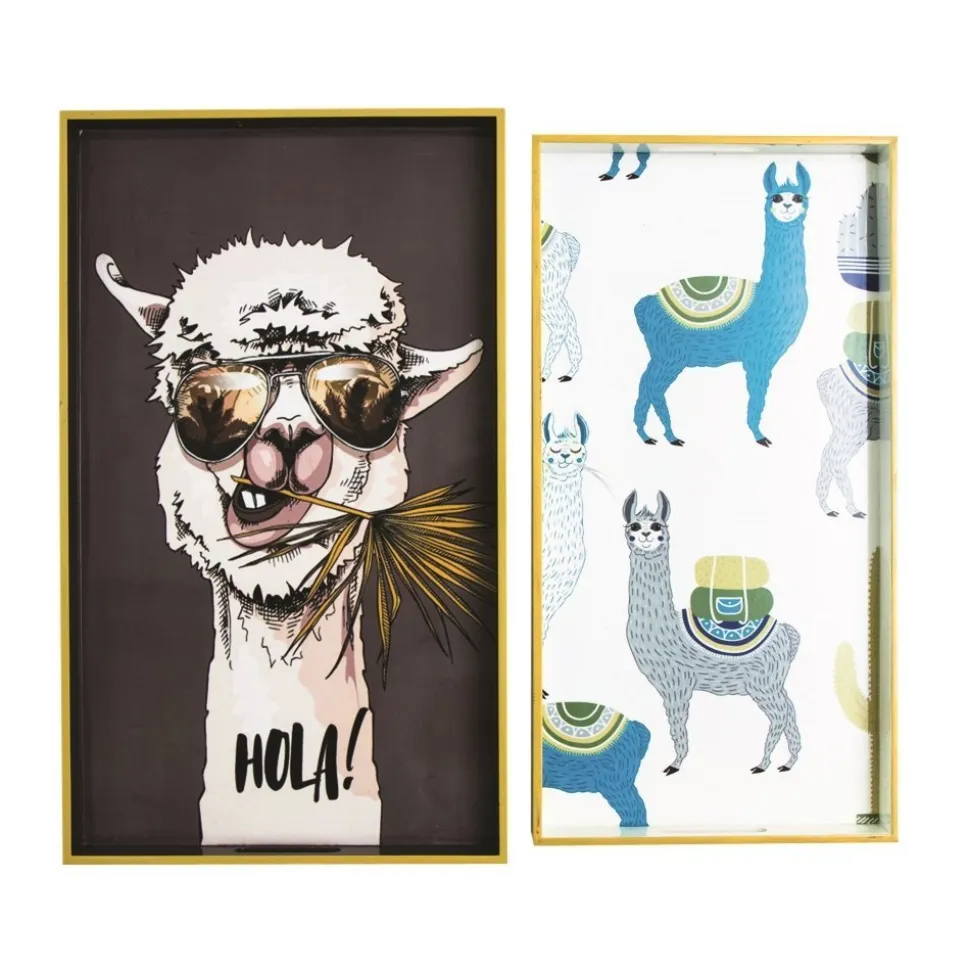 byRoom Tablett 2er Set Lama
