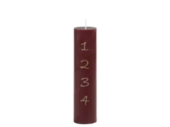 Chic Antique Adventskerze mit Druck 1-4