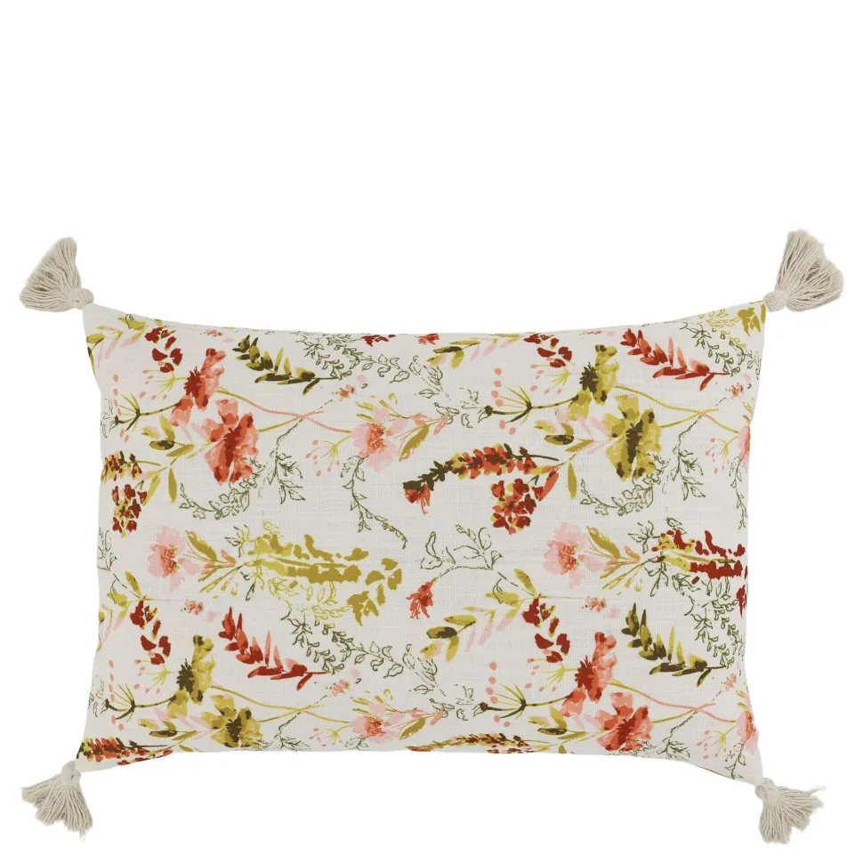 Chic Antique Aix Kissebezug mit Wildblumen und Quasten