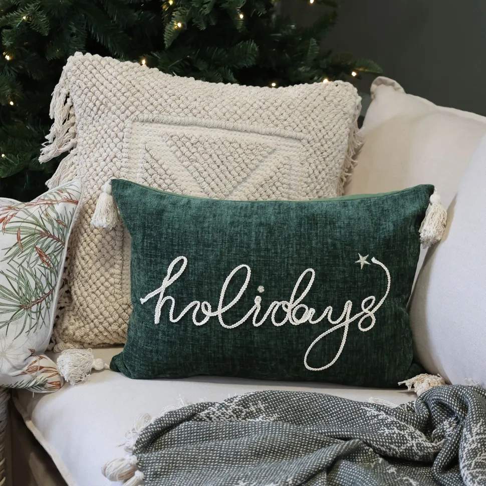 Chic Antique Aix Kissenbezug mit Quasten Holidays