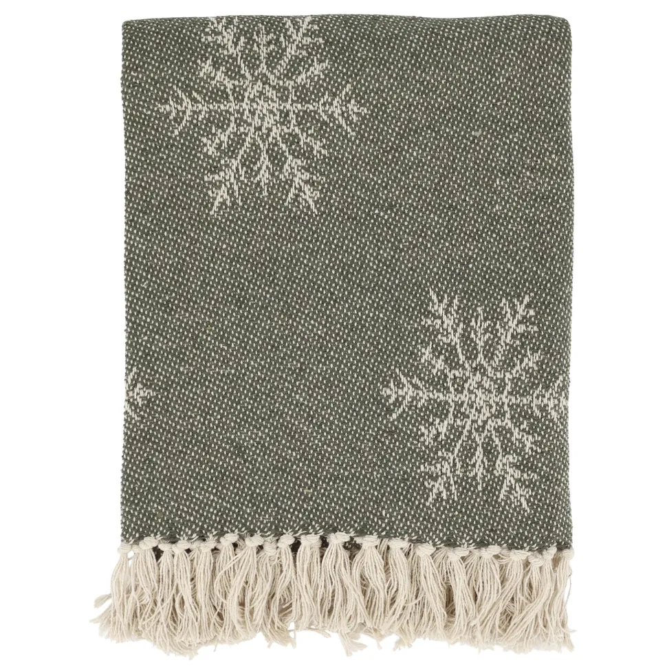 Chic Antique Aix Plaid Garnüberschuss mit Eiskristallen